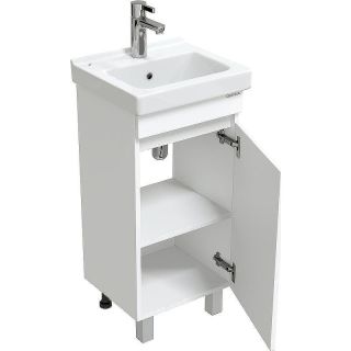 Тумба под раковину напольная Onika Милтон Квадро 104009 40 см белый